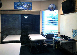 seaxp dive shop classroom