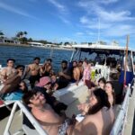 Day partiers enjoying a nice cruise home from a day on the sandbar in Fort Lauderdale